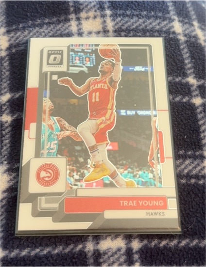 2022-23 Donruss Optic #127 Trae Young — front