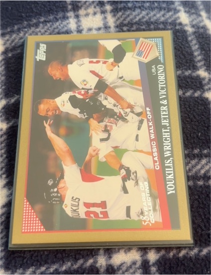 2009 Topps Update #UH122 Youkilis, Wright, Jeter & Victorino — front