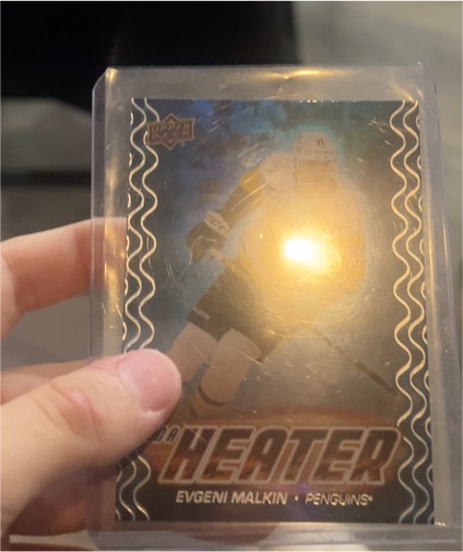 2024-25 Upper Deck Series 2 On a Heater #OH-15 Evgeni Malkin — front