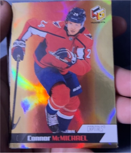 2020-21 Upper Deck Extended Series HoloGrFX #HG-17 Connor McMichael — front