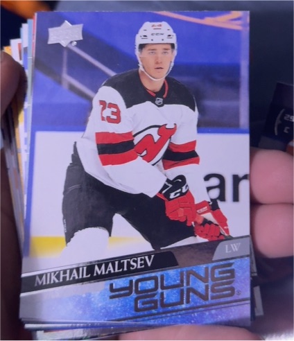 2020-21 Upper Deck Young Guns #723 Mikhail Maltsev — front