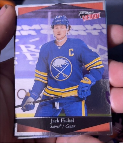 2020-21 Upper Deck Extended Series Ultimate Victory #UV-2 Jack Eichel — front