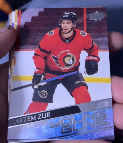 2020-21 Upper Deck Young Guns #710 Artem Zub — front