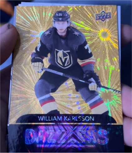 2020-21 Upper Deck Extended Series Dazzlers #DZ-145 William Karlsson — front