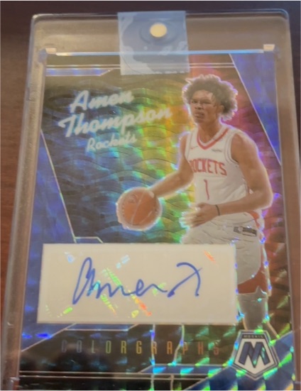 2024-25 Panini Mosaic Colorgraphs #COL-AMN Amen Thompson — front