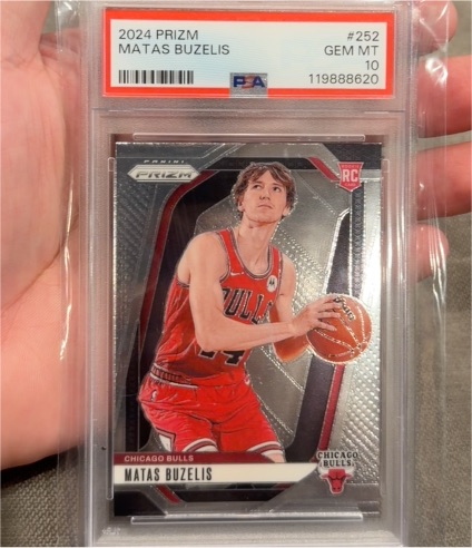 2024 Panini Prizm #252 Matas Buzelis — front