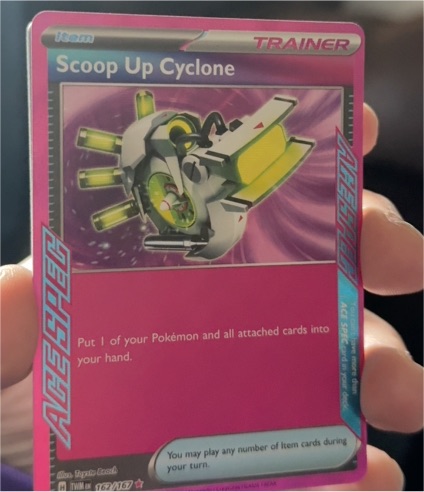 2023 Pokémon SV06: Twilight Masquerade #162 Scoop Up Cyclone — front