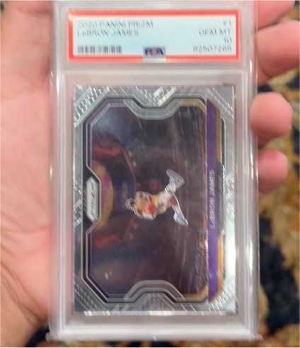 2020-21 Panini Prizm #1 LeBron James — front