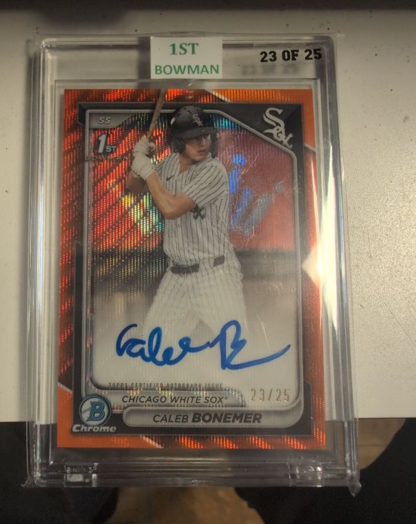 2024 Bowman Chrome #23 Caleb Bonemer — front