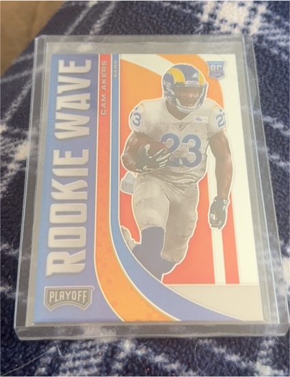 2020 Panini Playoff Rookie Wave #RW-21 Cam Akers — front