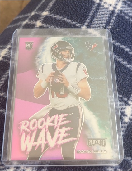 2021 Panini Playoff Rookie Wave #RW-DMI Davis Mills — front