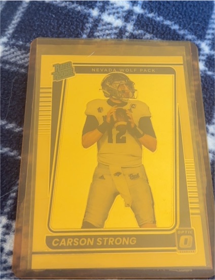 2022 Chronicles Draft Picks Donruss Optic #Carson Strong — front