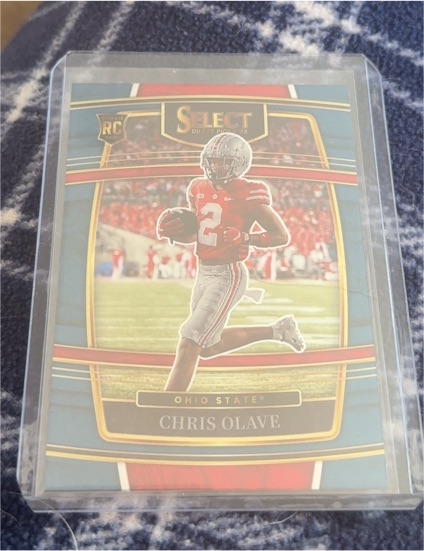 2022 Panini Select Draft Picks #5 Chris Olave — front