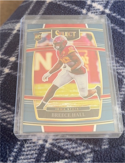 2022 Panini Select Draft Picks #12 Breece Hall — front