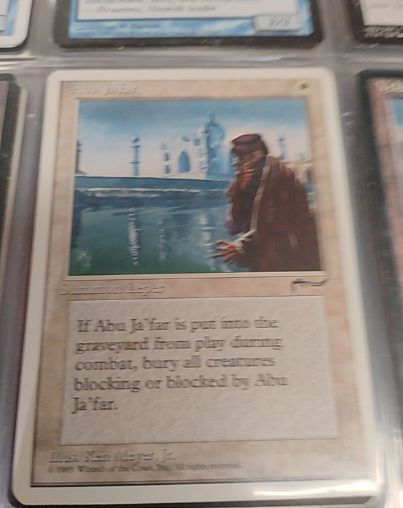 1993 Magic: The Gathering Abu Ja'far — front