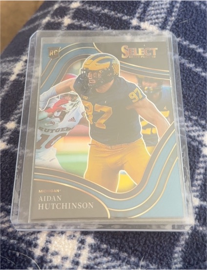 2022 Panini Select Draft Picks #198 Aidan Hutchinson — front