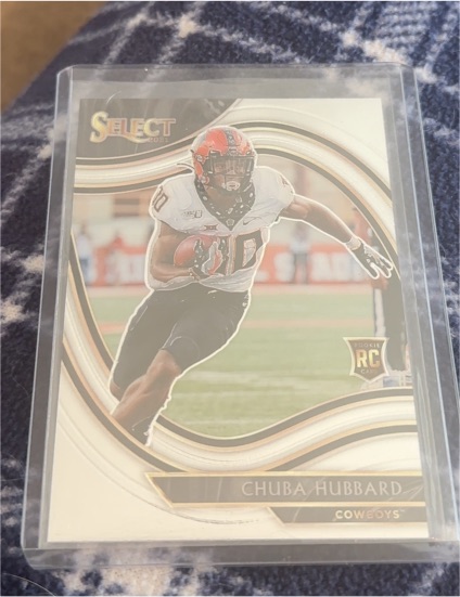 2021 Panini Select #Chuba Hubbard — front