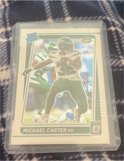 2021 Panini Donruss Optic #235 Michael Carter — front