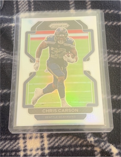 2021 Panini Prizm #46 Chris Carson — front