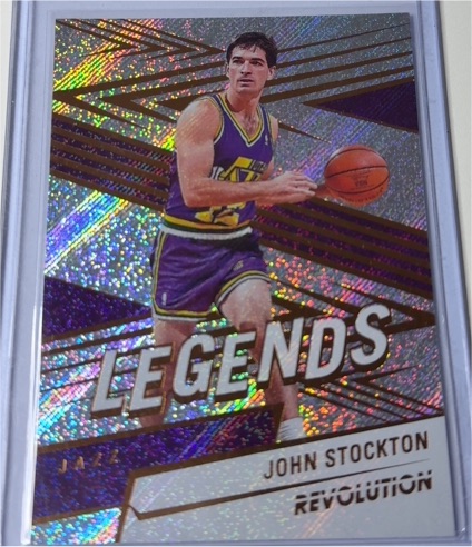 2024-25 Panini Revolution #154 John Stockton — front