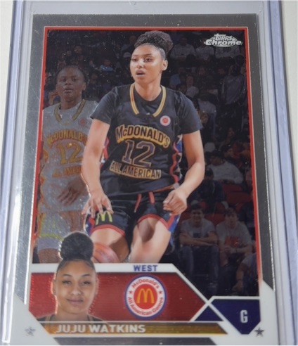 2023 Topps Chrome McDonald's All American #45 Juju Watkins — front