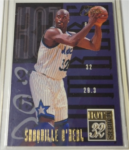1994-95 Flair Hot Numbers #12 Shaquille O'Neal — front