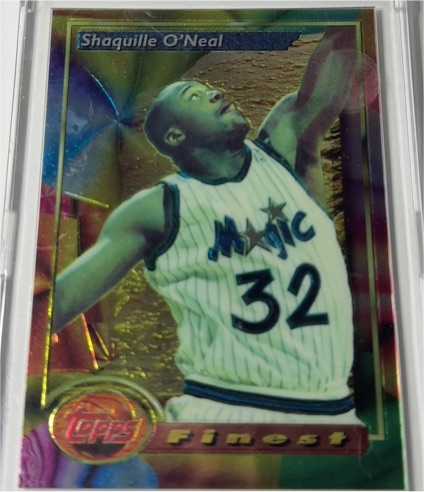 1993-94 Topps Finest #3 Shaquille O'Neal — front