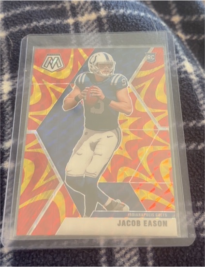 2020 Panini Mosaic #236 Jacob Eason — front