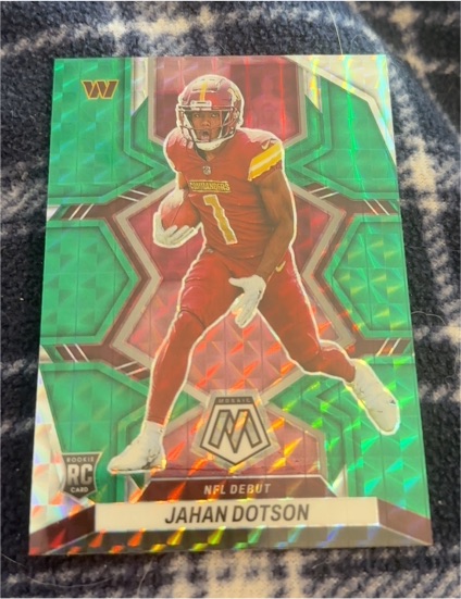 2022 Panini Mosaic NFL Debut #280 Jahan Dotson — front
