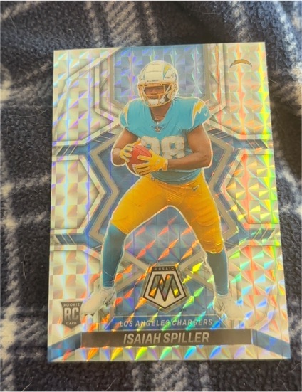 2022 Panini Mosaic #310 Isaiah Spiller — front