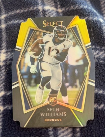 2021 Panini Select Premier Level Die-Cut #Seth Williams — front