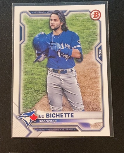 2021 Bowman #7 Bo Bichette — front