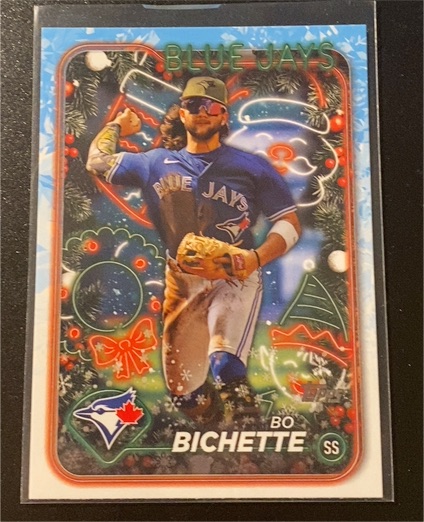 2024 Topps Holiday #H33 Bo Bichette — front
