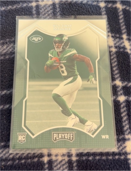 2021 Panini Playoff #214 Elijah Moore Rookie — front