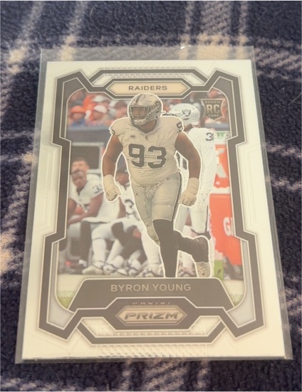 2023 Panini Prizm Football #355 Byron Young Rookie Card — front