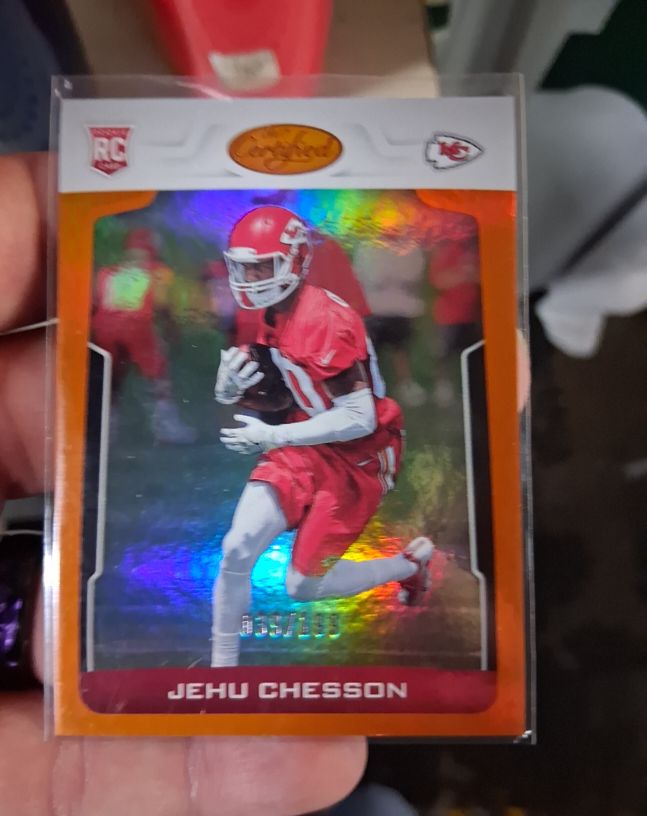 2019 Panini Phoenix Orange #93 Jehu Chesson — front