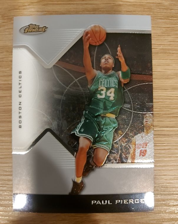 2004-05 Topps Finest #99 Paul Pierce — front