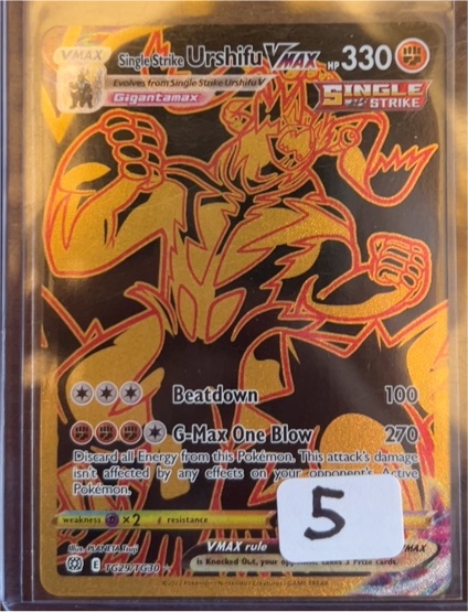 2022 Pokémon Brilliant Stars TG29/TG30 Single Strike Urshifu VMAX — front