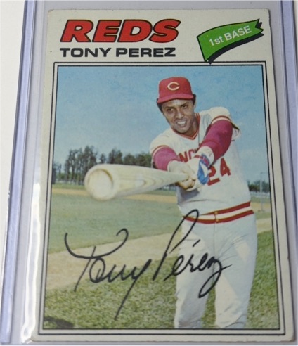 1977 Topps #655 Tony Perez — front