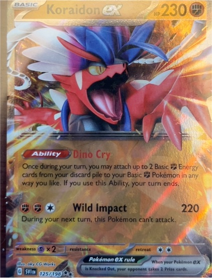 2024 Pokémon SV01: Scarlet & Violet Base Set #125 Koraidon ex — front