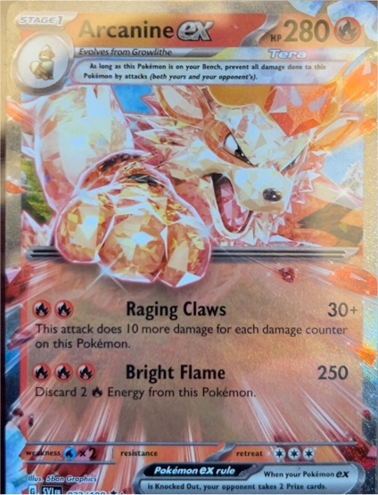 2023 Pokémon SV01: Scarlet & Violet Base Set #032 Arcanine ex — front