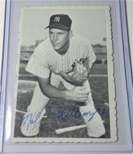 1969 Topps Deckle Edge #13 Mel Stottlemyre — front