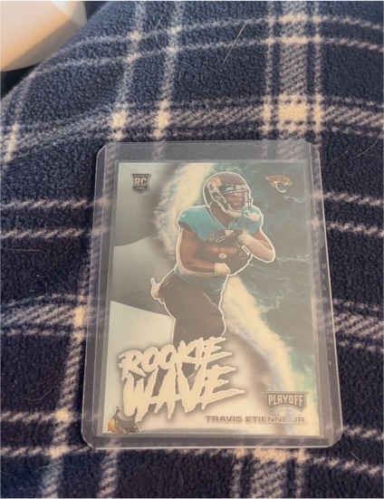 2021 Panini Playoff Rookie Wave #RW-TET Travis Etienne Jr. — front