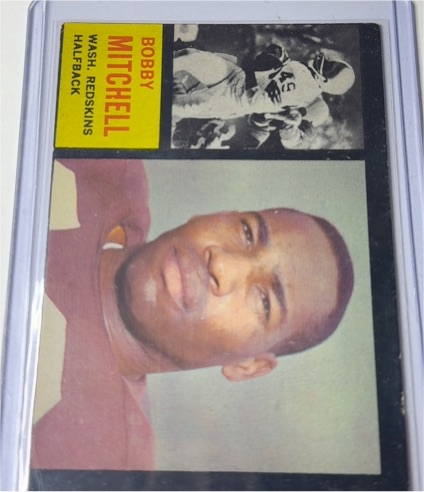 1962 Topps #166 Bobby Mitchell — front