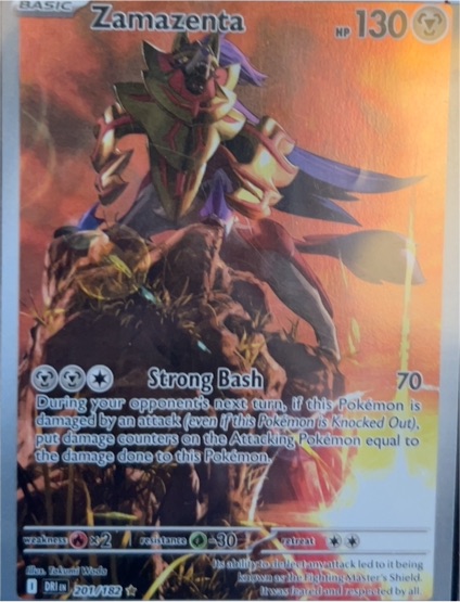 2025 Pokémon SV10: Destined Rivals #201 Zamazenta — front