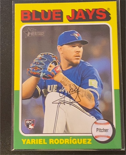 2024 Topps Heritage High Number #550 Yariel Rodríguez — front