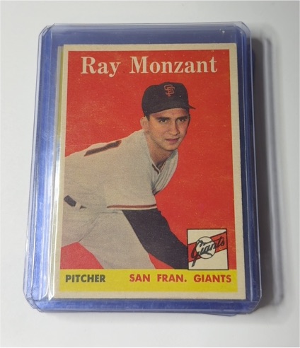 1958 Topps #447 Ray Monzant — front
