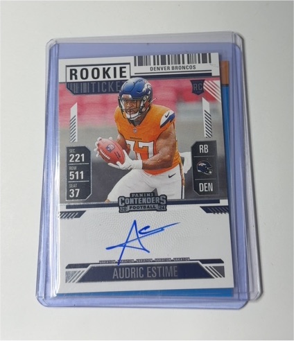 2024 Panini Contenders #120 Audric Estime — front
