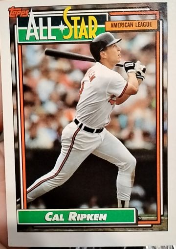 1992 Topps #400 Cal Ripken Jr. — front