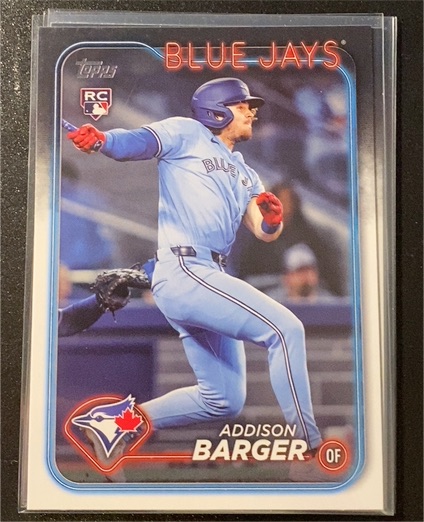 2024 Topps Update #US336 Addison Barger — front